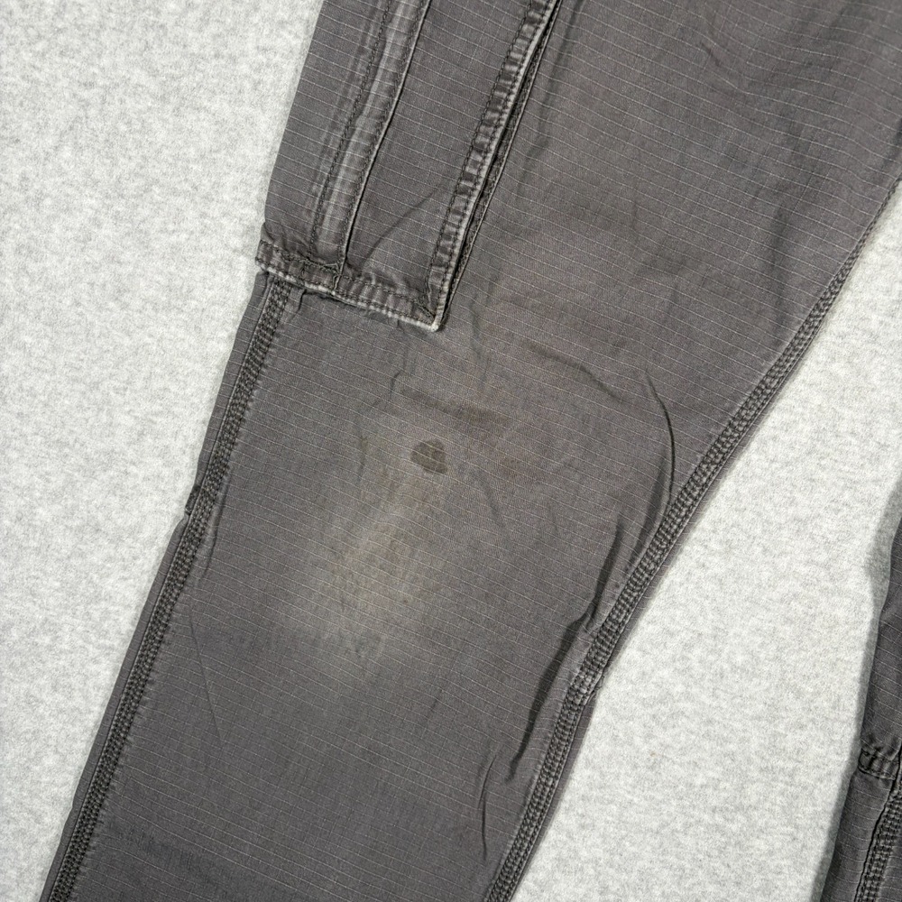 Carhartt Force Tappen Cargo Pants Mens 34x34 (Fits 32x33) Gravel Relaxed Fit - Picture 9 of 13